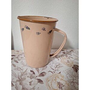 Large Marble Canyon Enamelware Pitcher Bear Claw Western Ware Vintage Paw Print